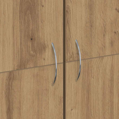 Kontorskab Med Hylde Artisan Eg 60 X 32 X 153 Konstrueret Træ - Billede 11