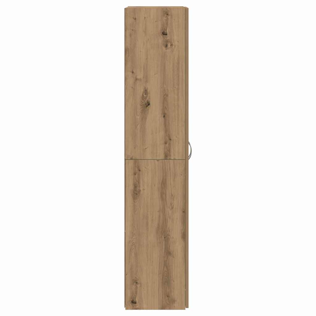 Kontorskab Med Hylde Artisan Eg 60 X 32 X 153 Konstrueret Træ - Billede 7