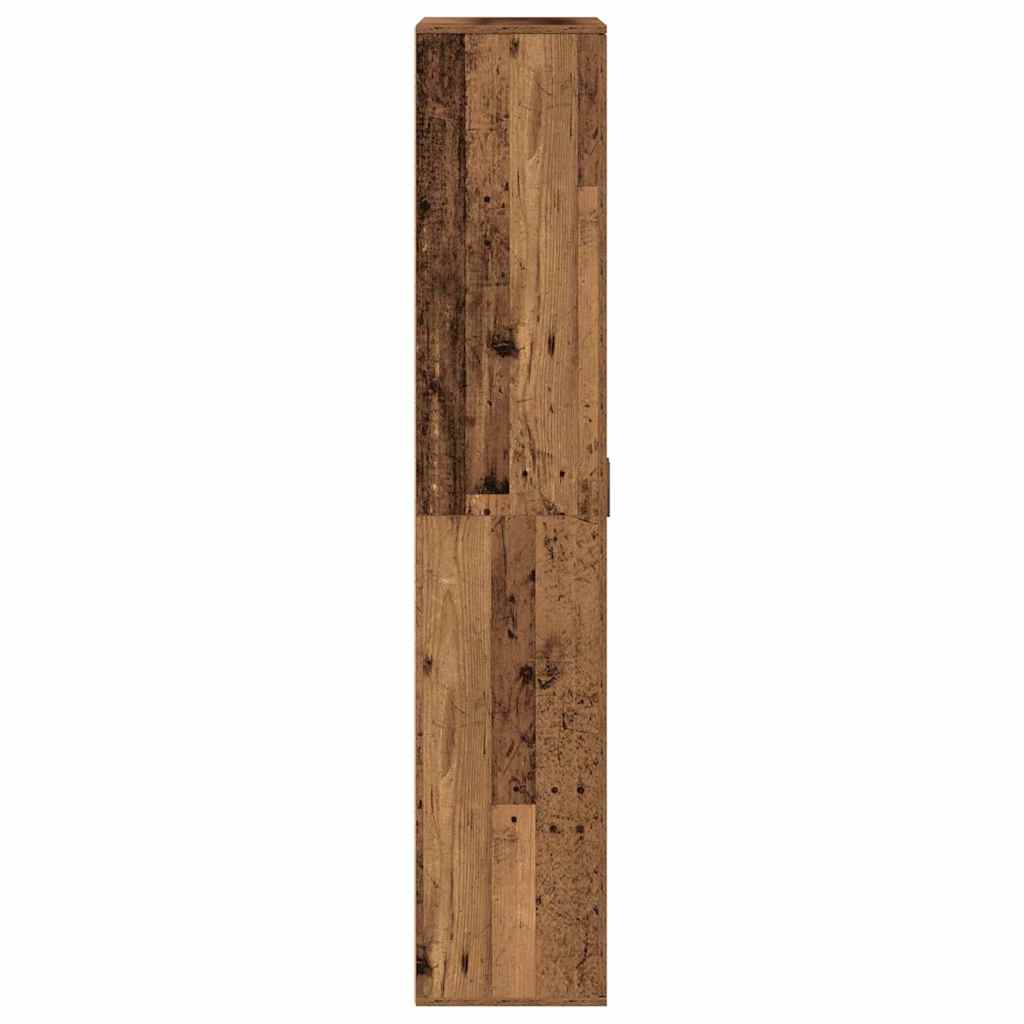 Højskab Gammelt Træ 80 X 35 X 180 Cm Konstrueret Træ - Billede 6