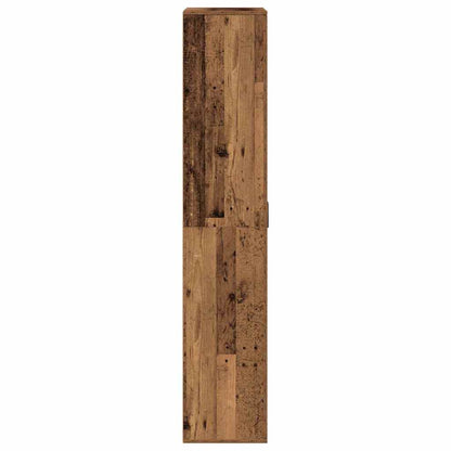 Højskab Gammelt Træ 80 X 35 X 180 Cm Konstrueret Træ - Billede 6