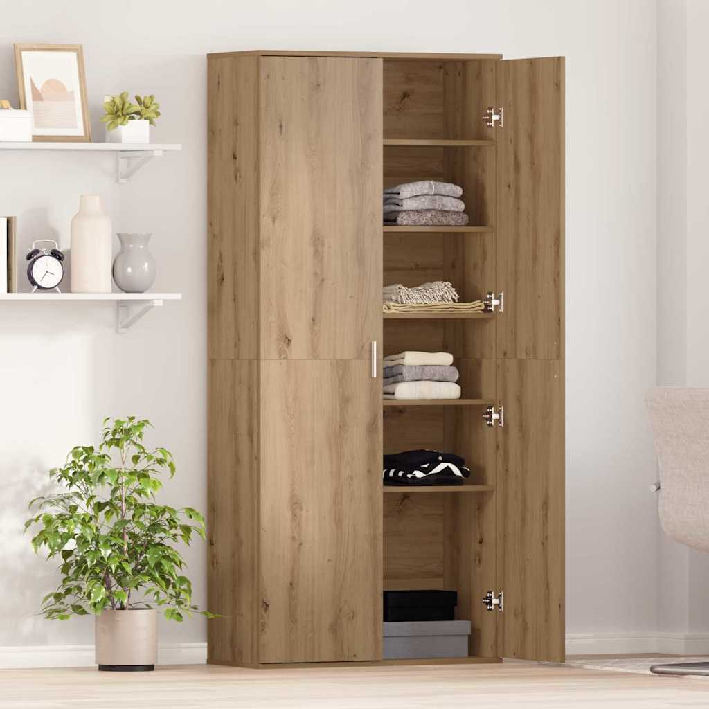 Højskab Artisan Eg 80 X 35 X 180 Cm Konstrueret Træ - Billede 4