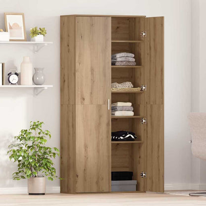 Højskab Artisan Eg 80 X 35 X 180 Cm Konstrueret Træ - Billede 4
