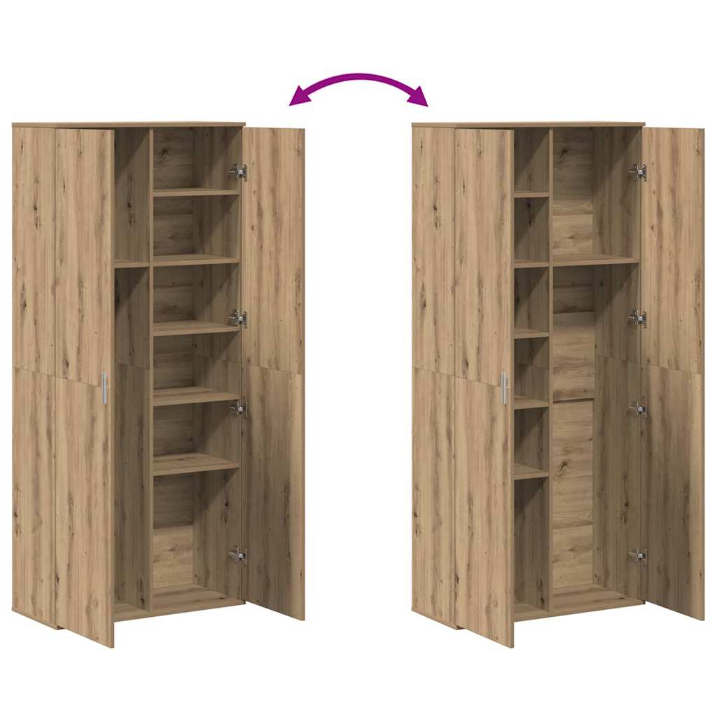 Højskab Artisan Eg 80 X 35 X 180 Cm Konstrueret Træ - Billede 11