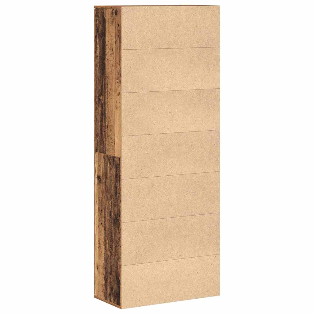 Highboard Gammelt Træ 70 X 35 X 180 Cm Konstrueret Træ - Billede 8