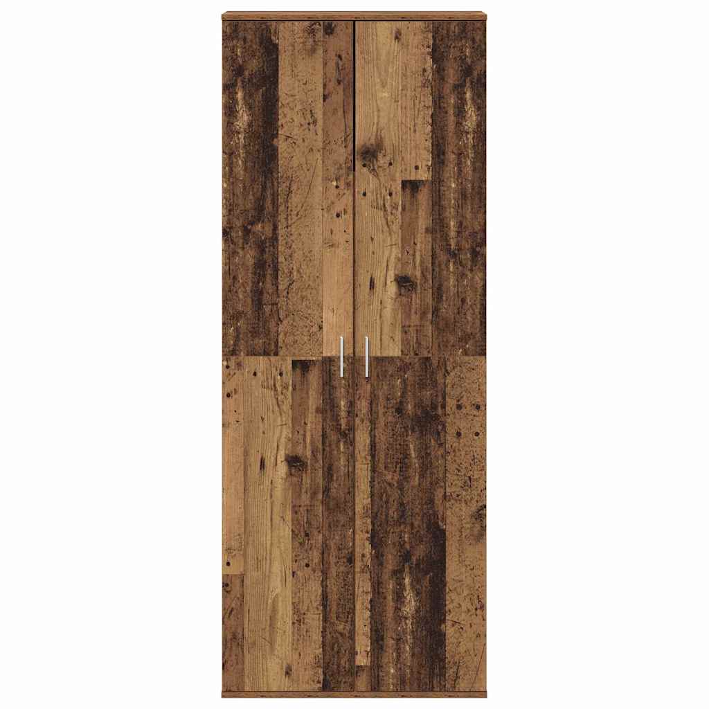Highboard Gammelt Træ 70 X 35 X 180 Cm Konstrueret Træ - Billede 6