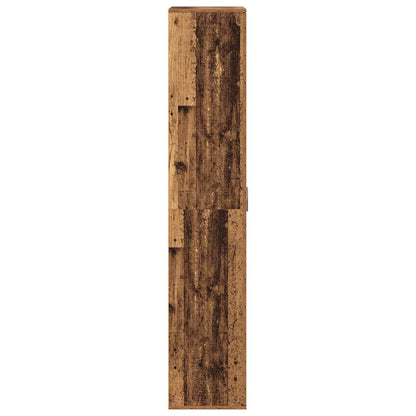 Highboard Gammelt Træ 70 X 35 X 180 Cm Konstrueret Træ - Billede 7