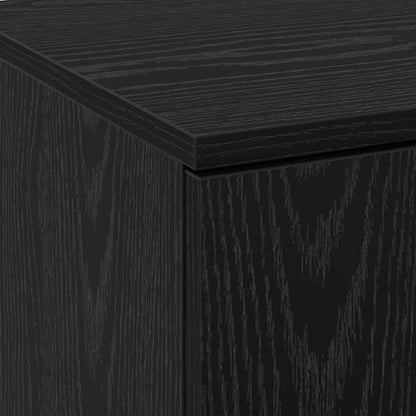 Highboard Sort Eg 70 X 35 X 180 Cm Konstrueret Træ - Billede 9