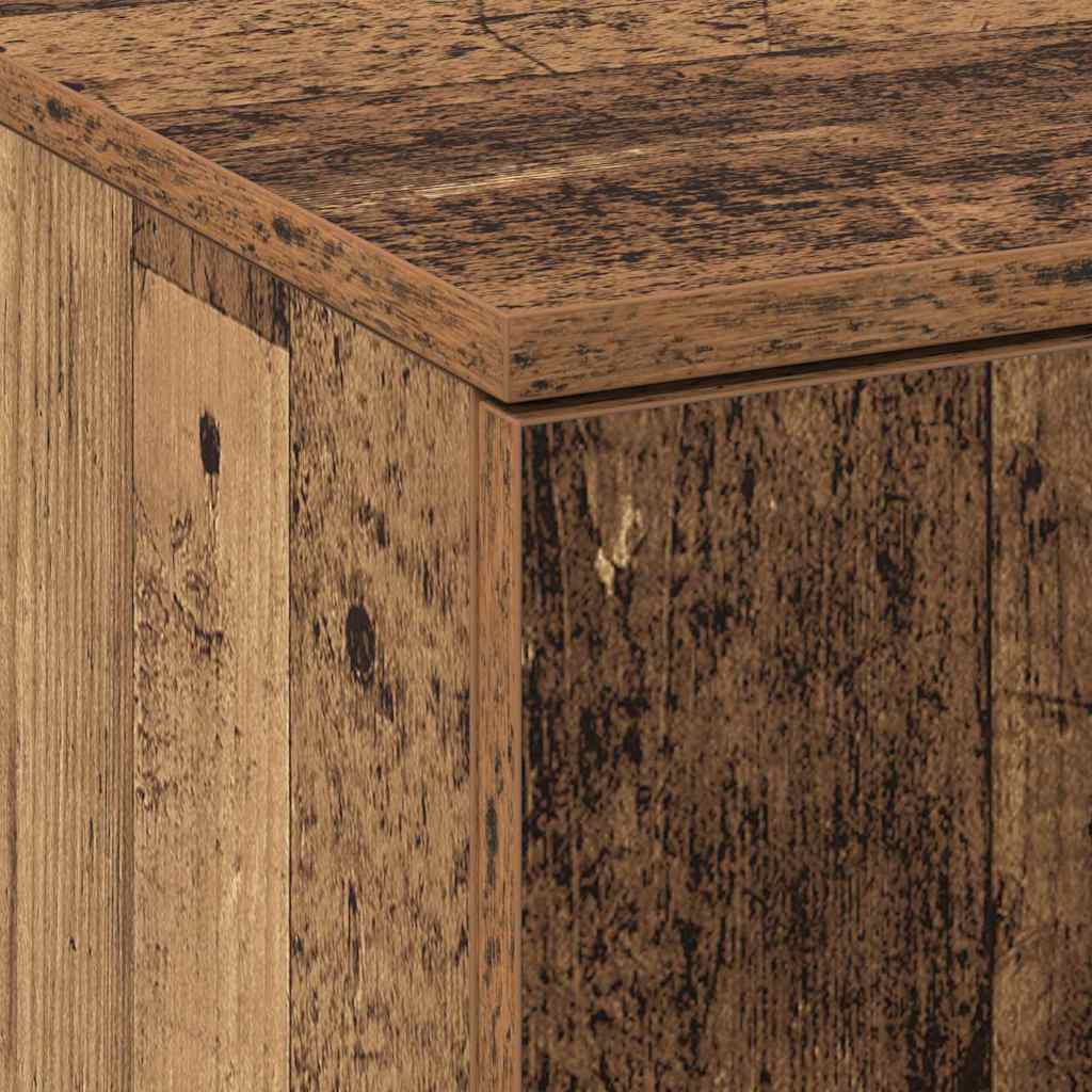 Highboard Gammelt Træ 60 X 35 X 180 Cm Konstrueret Træ - Billede 9