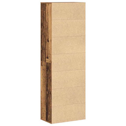 Highboard Gammelt Træ 60 X 35 X 180 Cm Konstrueret Træ - Billede 8