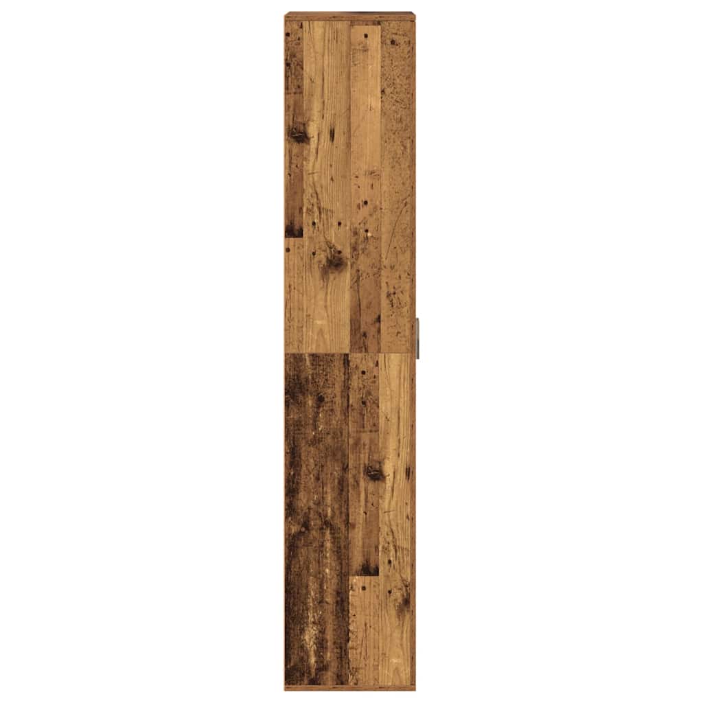 Highboard Gammelt Træ 60 X 35 X 180 Cm Konstrueret Træ - Billede 7