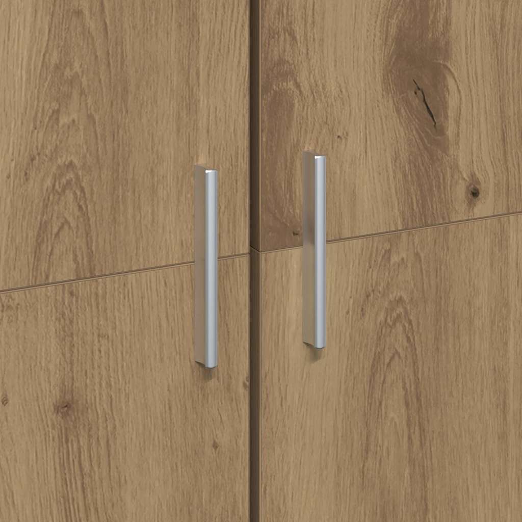 Highboard 60 X 35 X 180 Cm Konstrueret Træ - Billede 10