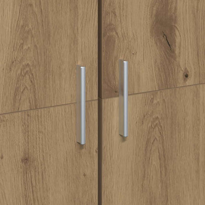 Highboard 60 X 35 X 180 Cm Konstrueret Træ - Billede 10
