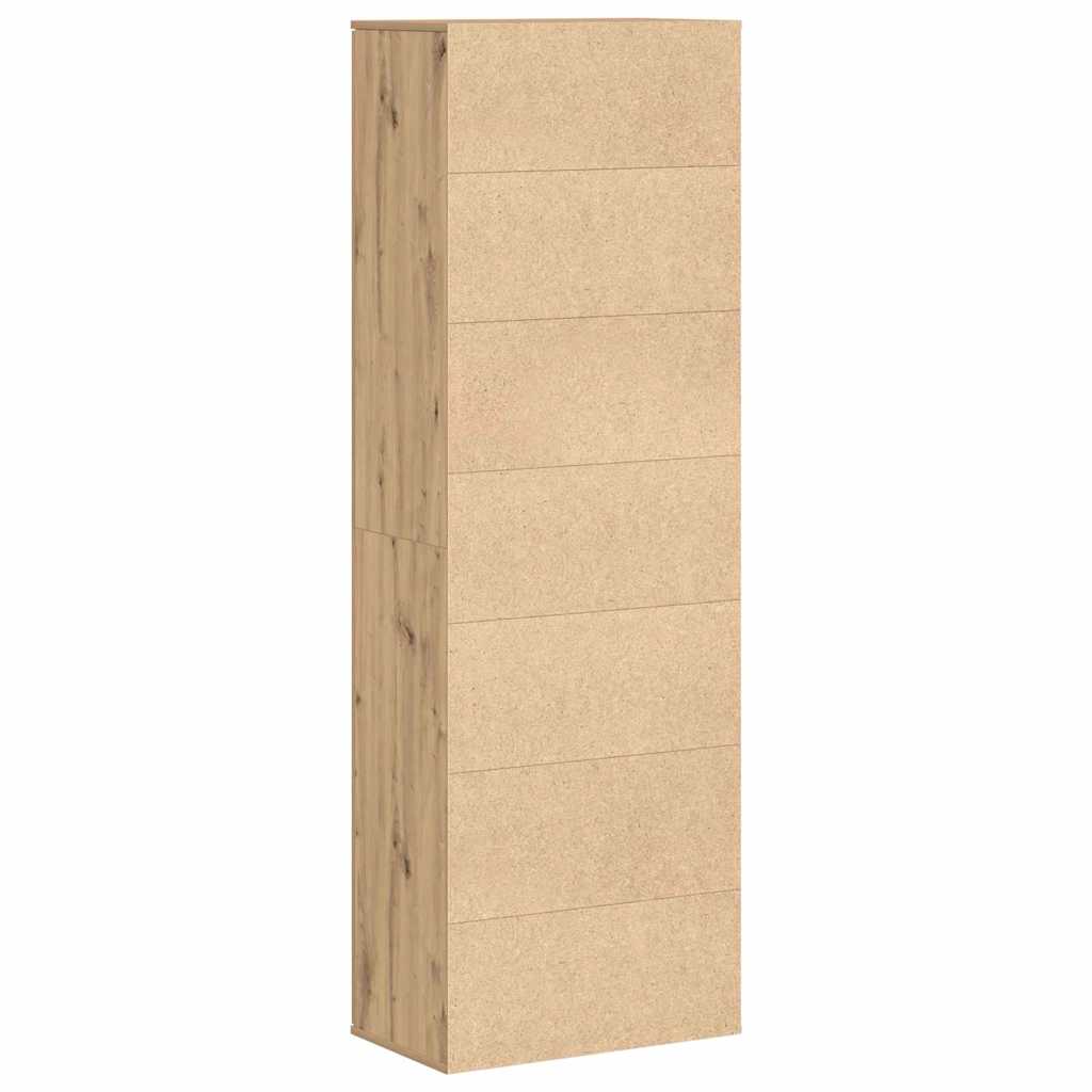 Highboard 60 X 35 X 180 Cm Konstrueret Træ - Billede 8
