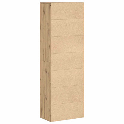 Highboard 60 X 35 X 180 Cm Konstrueret Træ - Billede 8
