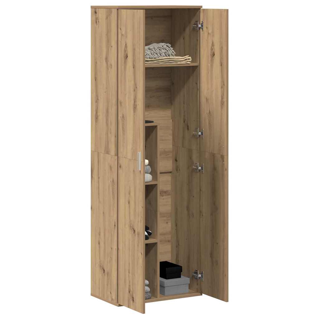 Highboard 60 X 35 X 180 Cm Konstrueret Træ - Billede 3