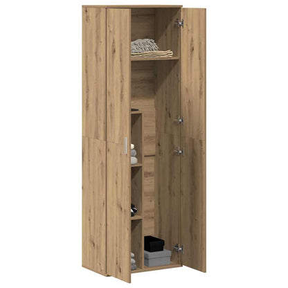 Highboard 60 X 35 X 180 Cm Konstrueret Træ - Billede 3