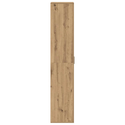 Highboard 60 X 35 X 180 Cm Konstrueret Træ - Billede 7