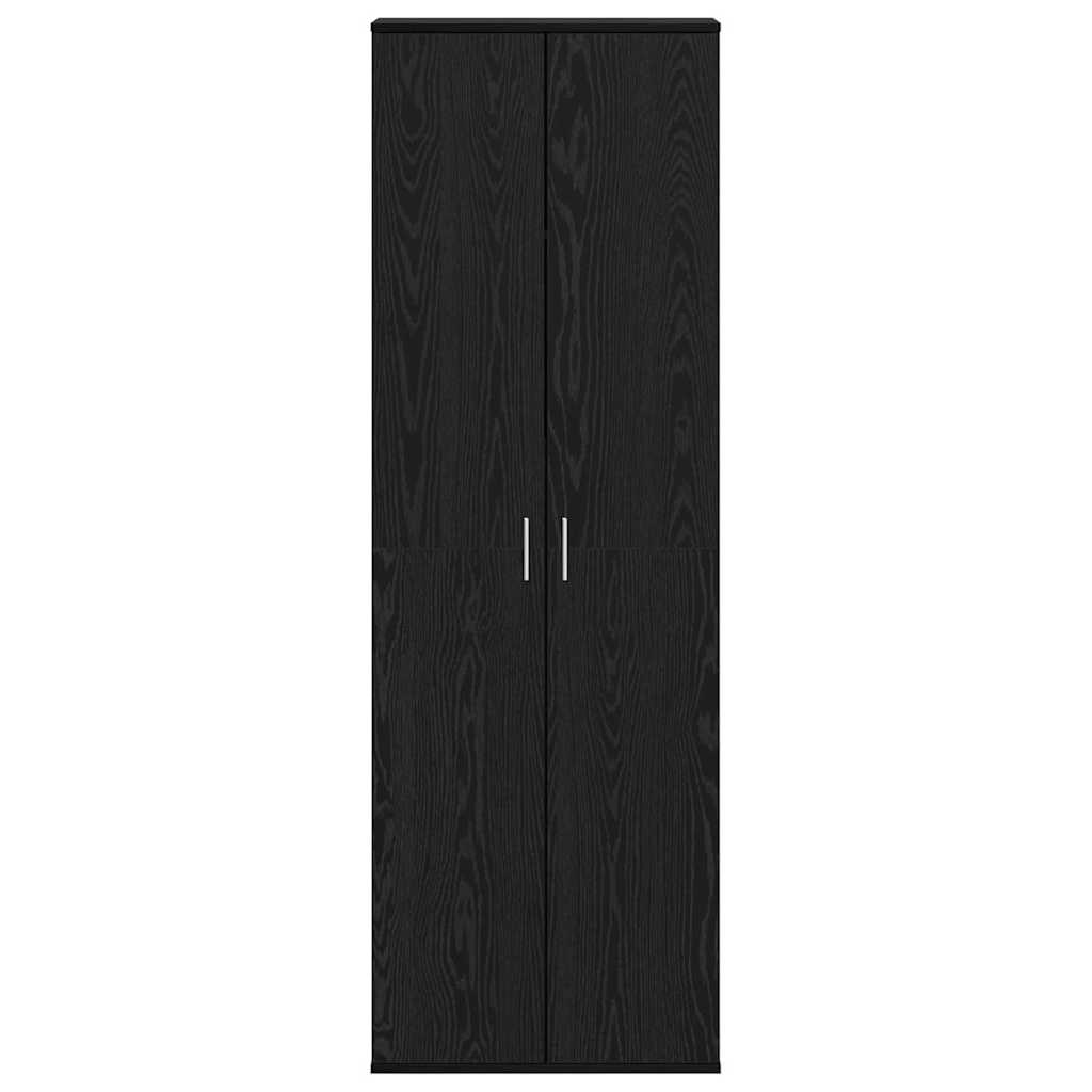 Highboard Sort Eg 60 X 35 X 180 Cm Konstrueret Træ - Billede 6