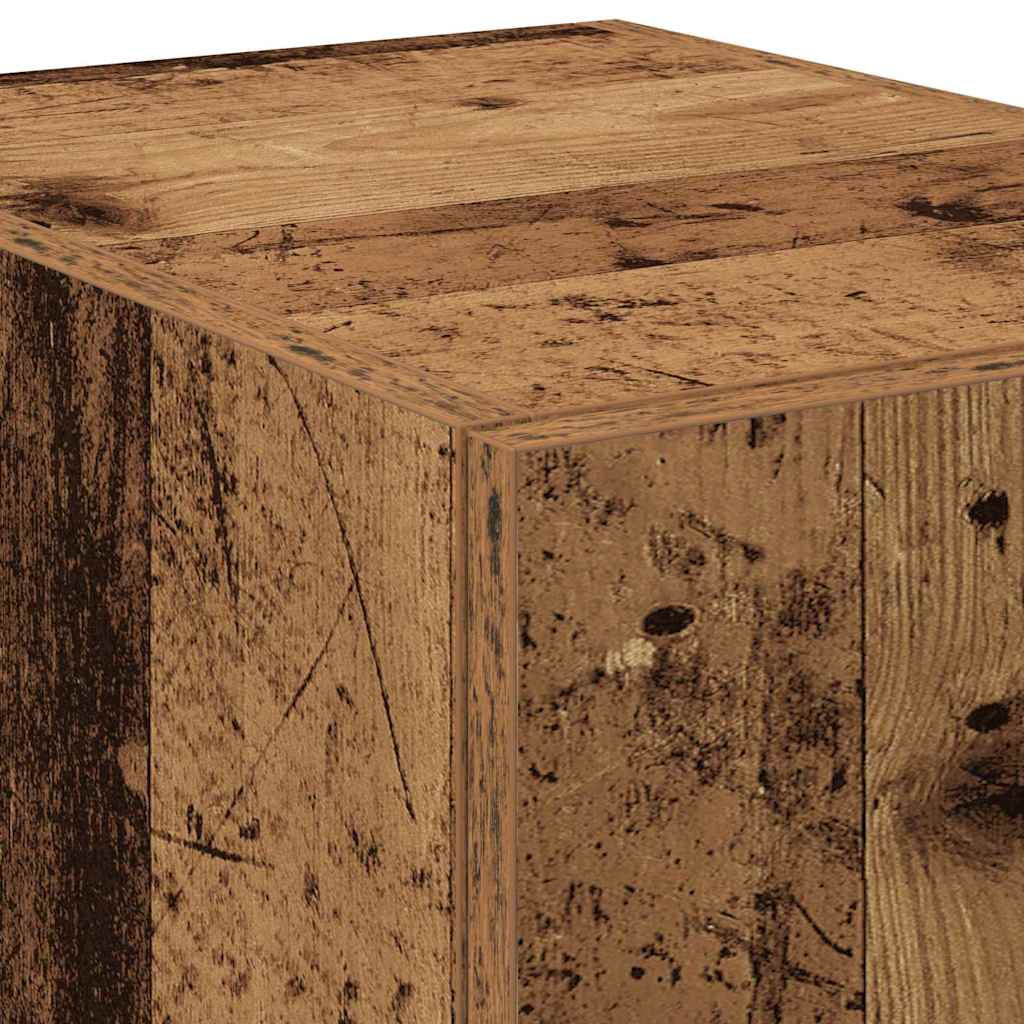 Highboard Gammelt Træ 30 X 42.5 X 185 Cm Konstrueret Træ - Billede 9