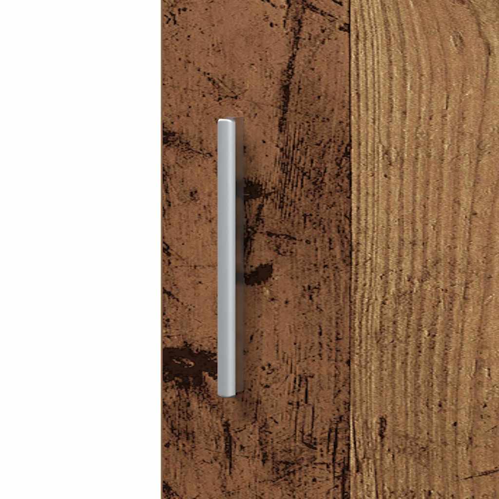 Highboard Gammelt Træ 30 X 42.5 X 185 Cm Konstrueret Træ - Billede 11