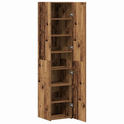 Highboard Gammelt Træ 40 X 42,5 X 185 Cm Konstrueret Træ - Billede 5