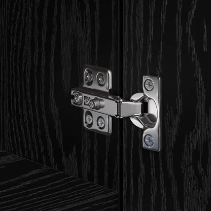 Highboard Sort Eg 45 X 42.5 X 185 Cm Konstrueret Træ - Billede 13