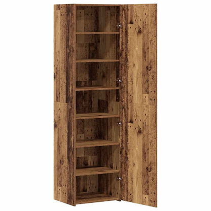 Highboard Gammelt Træ 50 X 42,5 X 185 Cm Konstrueret Træ - Billede 2