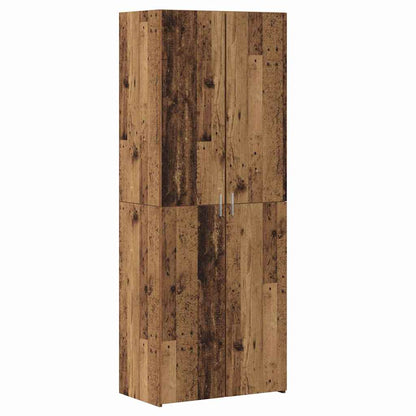 Highboard Gammelt Træ 70 X 42,5 X 185 Cm Konstrueret Træ - Billede 2
