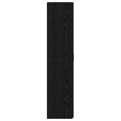 Highboard Sort Eg 70 X 42,5 X 185 Cm Konstrueret Træ - Billede 10