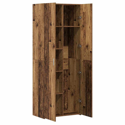 Highboard Gammelt Træ 70 X 42,5 X 185 Cm Konstrueret Træ - Billede 6