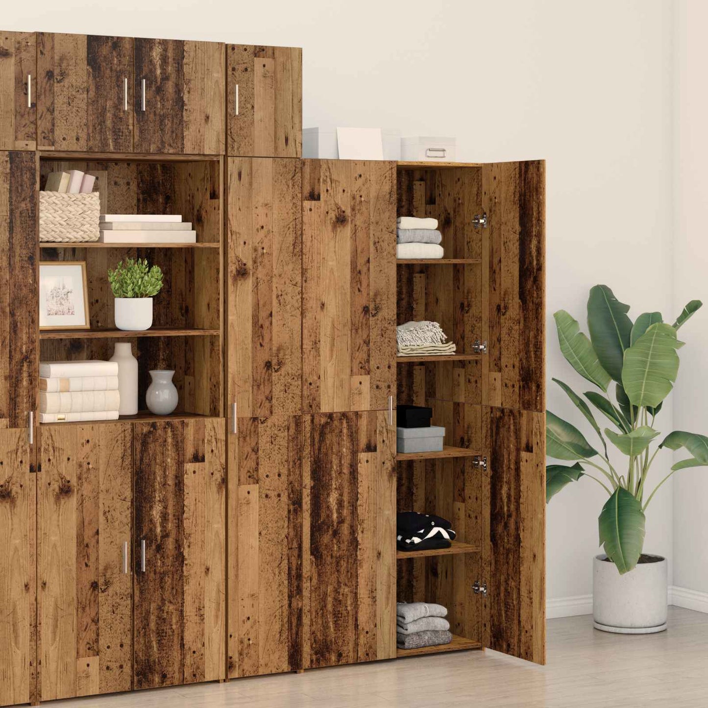 Highboard 80 X 42 X 185 Cm - Billede 4
