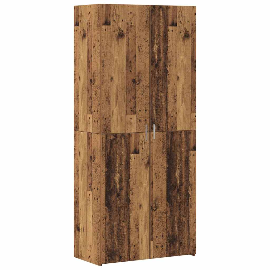 Highboard Gammelt Træ 40 X 42,5 X 185 Cm Konstrueret Træ - Billede 2