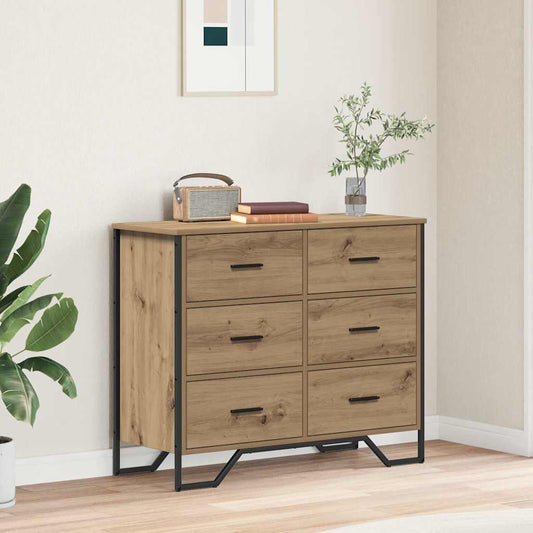 Skuffeskab Andet Artisan Eg 91 X 35,5 X 74,5 Cm Konstrueret Træ - Hovedbillede