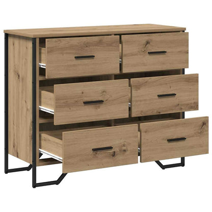 Skuffeskab Andet Artisan Eg 91 X 35,5 X 74,5 Cm Konstrueret Træ - Billede 5
