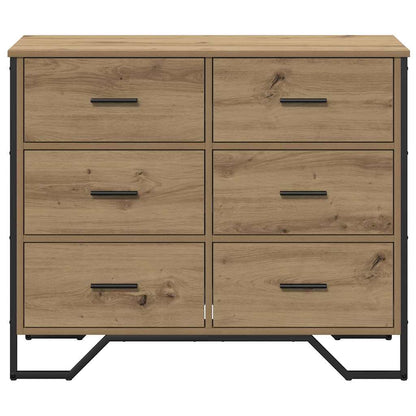 Skuffeskab Andet Artisan Eg 91 X 35,5 X 74,5 Cm Konstrueret Træ - Billede 6