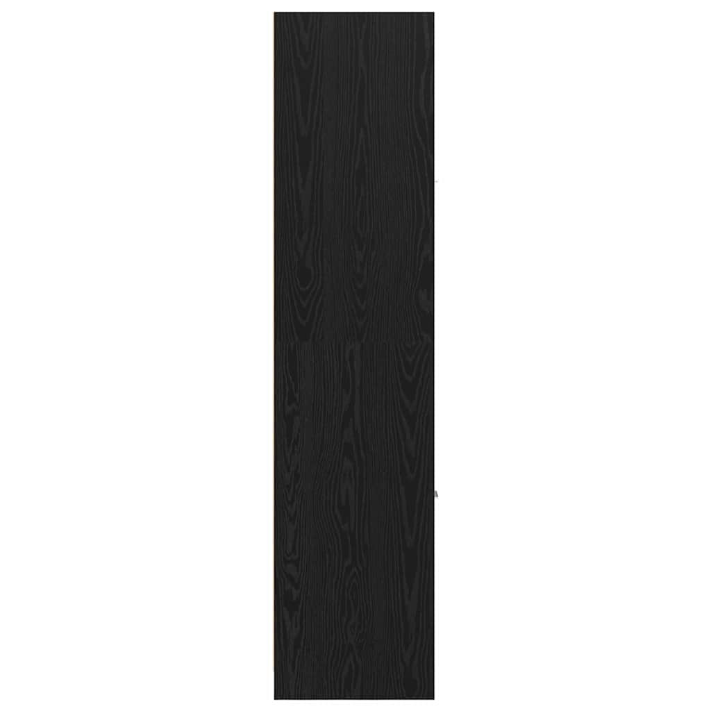 Apoteker Kabinet Sort Eg 30 X 41 X 174.5 Cm Konstrueret Træ - Billede 7