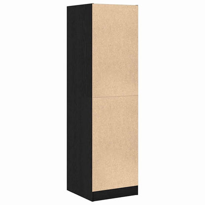 Apoteker Kabinet Sort Eg 40 X 41 X 144.5 Cm Konstrueret Træ - Billede 8