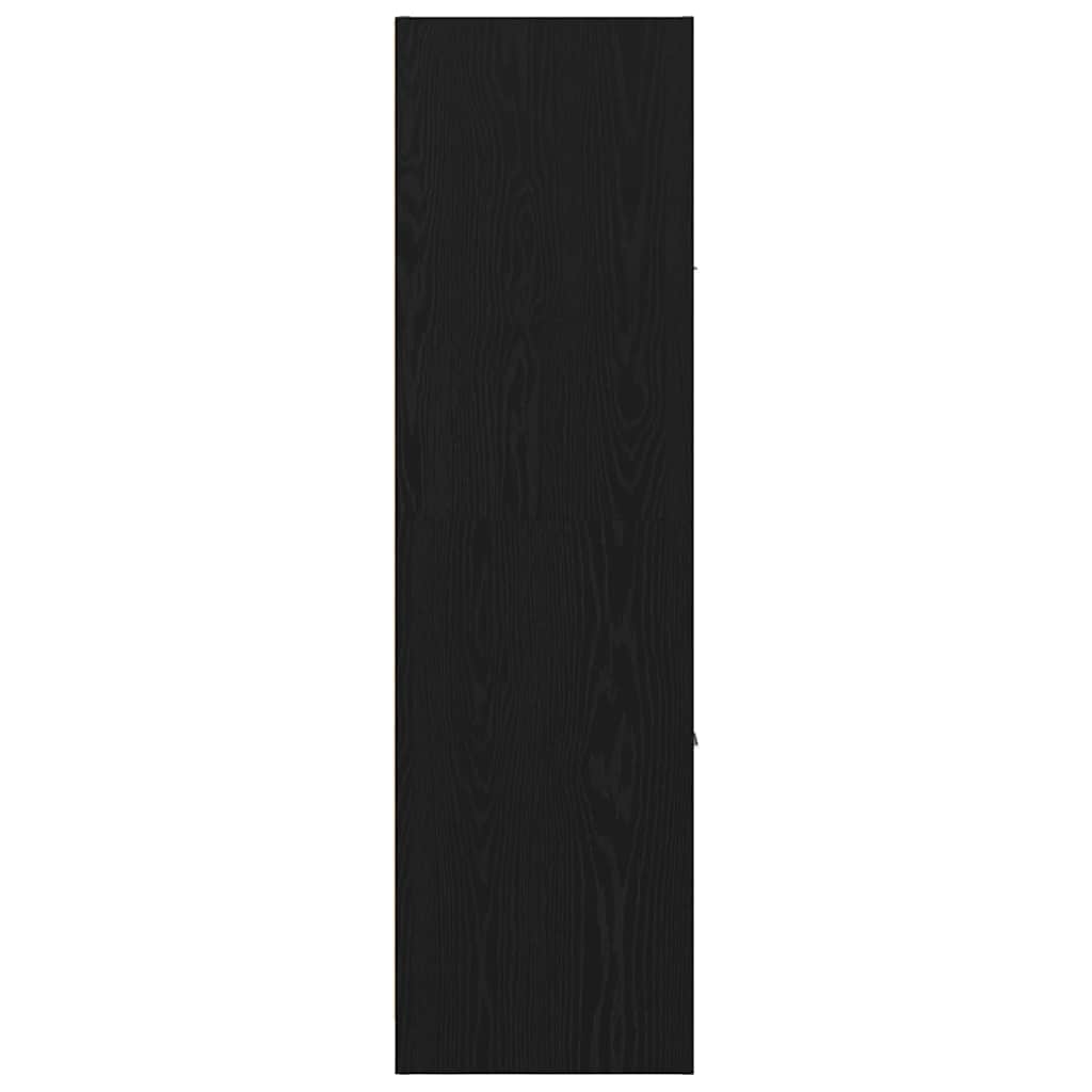 Apoteker Kabinet Sort Eg 40 X 41 X 144.5 Cm Konstrueret Træ - Billede 7