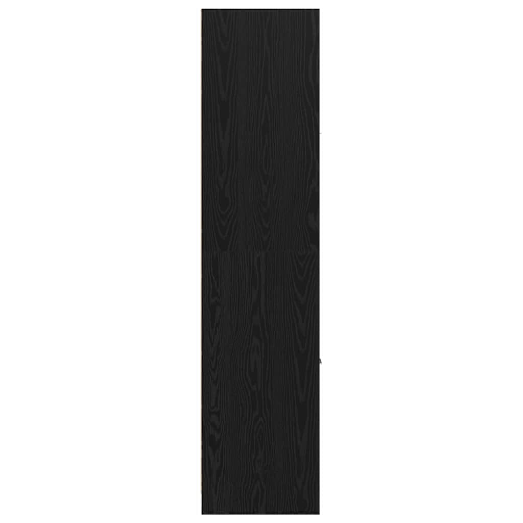 Apoteker Kabinet Sort Eg 40 X 41 X 174.5 Cm Konstrueret Træ - Billede 7