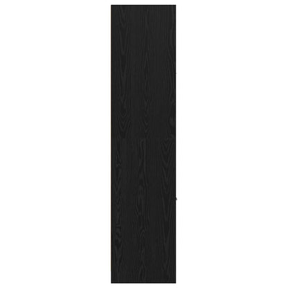 Apoteker Kabinet Sort Eg 40 X 41 X 174.5 Cm Konstrueret Træ - Billede 7