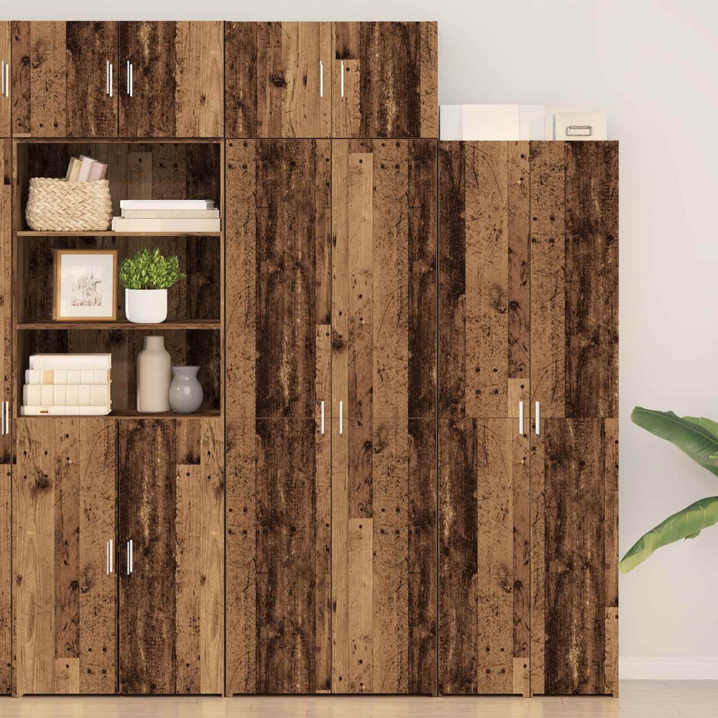 Opbevaringsskab 2 Dele 70 X 42,5 X 185 Cm - Hovedbillede