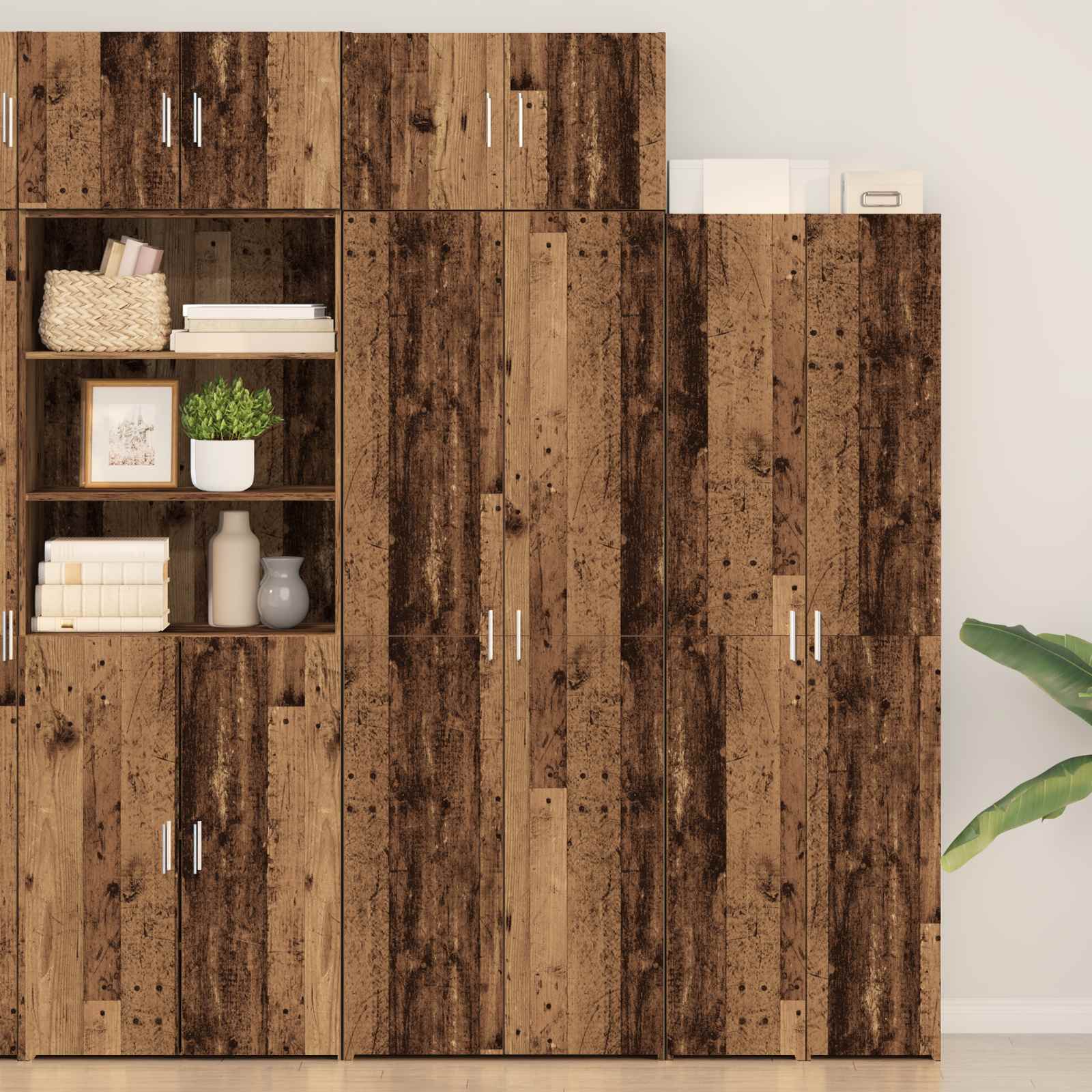 Opbevaringsskab 2 Dele 70 X 42,5 X 185 Cm - Hovedbillede