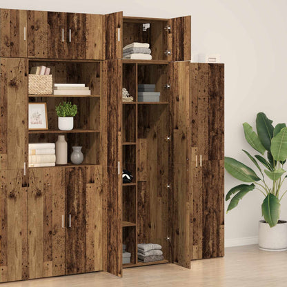 Opbevaringsskab 2 Dele 70 X 42,5 X 185 Cm - Billede 4