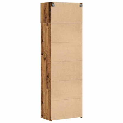 Opbevaringsskab Gammelt Træ 70 X 42,5 X 225 Cm Konstrueret Træ - Billede 10