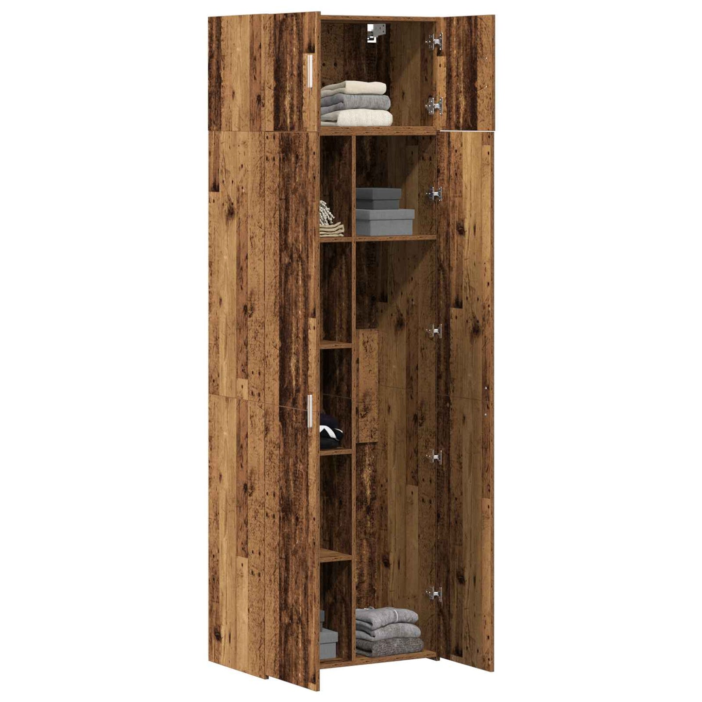 Opbevaringsskab 2 Dele 70 X 42,5 X 185 Cm - Billede 3
