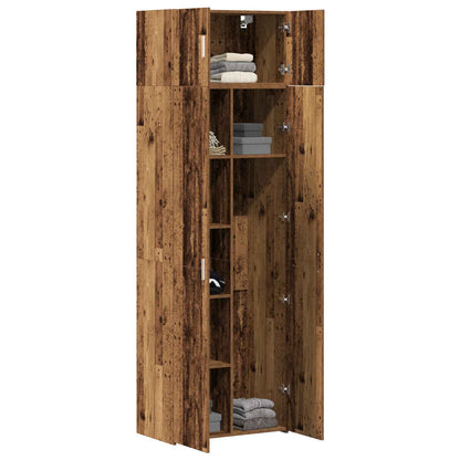 Opbevaringsskab 2 Dele 70 X 42,5 X 185 Cm - Billede 3