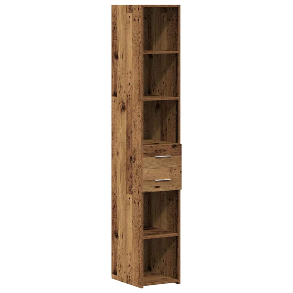Opbevaringsskab Med Skuffe 2 Dele 30 X 42,5 X 225 Cm - Billede 6