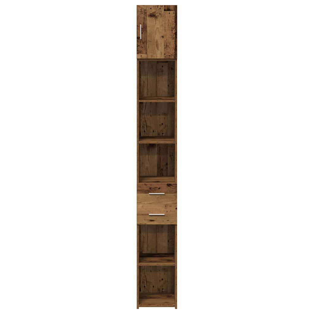 Opbevaringsskab Med Skuffe 2 Dele 30 X 42,5 X 225 Cm - Billede 7