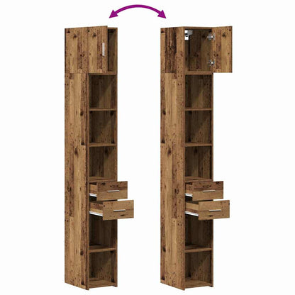 Opbevaringsskab Med Skuffe 2 Dele 30 X 42,5 X 225 Cm - Billede 11