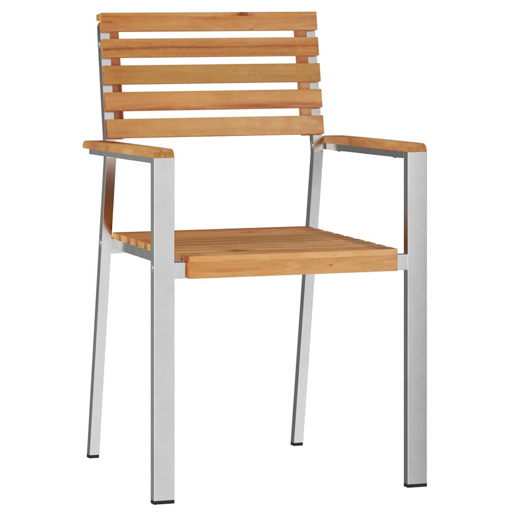 Have Stol Olie Naturlig 56 X 54,5 X 87 Cm Massiv - Billede 4